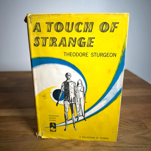 A Touch Of Strange Theodore Sturgeon 1958 Doubleday Science Fiction BCE HC DJ - Picture 1 of 14